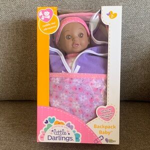 Little Darlings So Cute Backpack Baby Baby Doll Playset